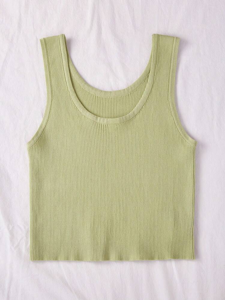 Plus Size Solid Color Knit Top