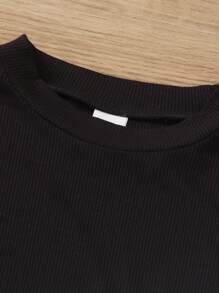 Elladie kids 少女圓領針織t恤