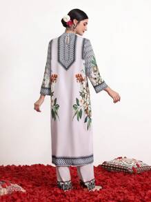 Divindia 女裝印花a字裙