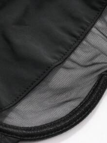 DAZY Sexy See-Through Mesh Bra With Underwire Support And Push-Up Design (No Padding) - Black - View 7