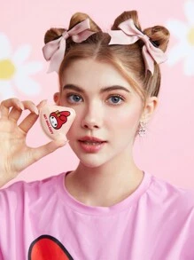 HELLO KITTY AND FRIENDS | SHEIN 超柔軟棉花糖粉撲套裝（2個/包） - 紅色 - 查看 6