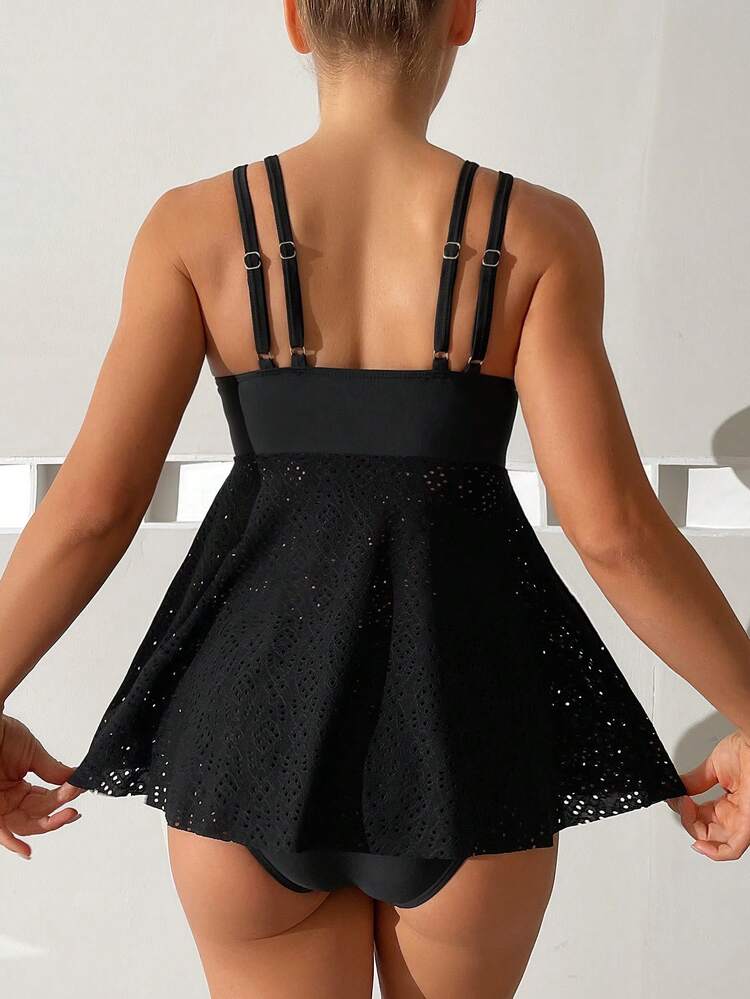 Ladies' Solid Color Bikini Set Summer