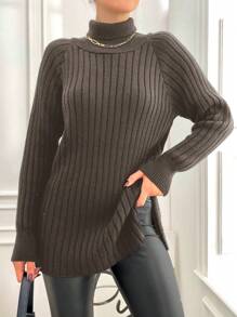 EURMUSE 女士毛衣 - 棕色 - 查看 5