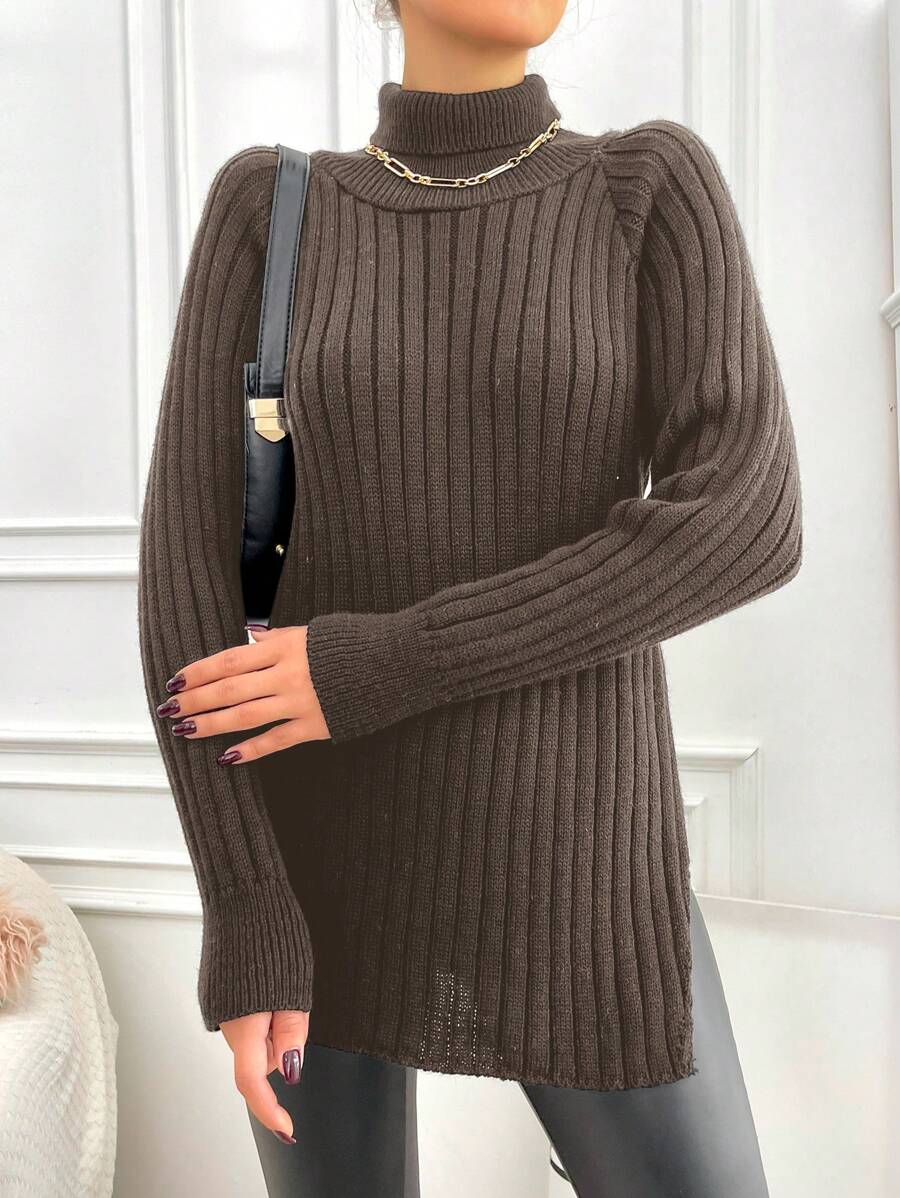 EURMUSE 女士毛衣 - 棕色 - 查看 1