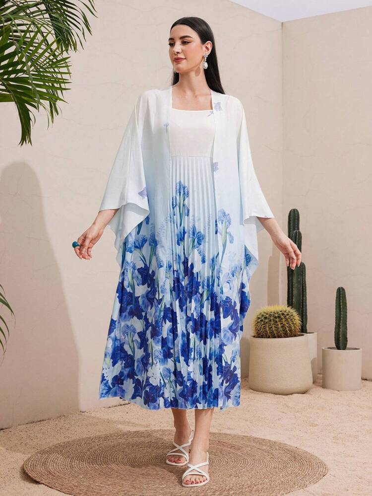Floral Print 2-Piece Set For Women