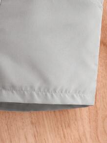 SHEIN Bộ quần áo vest, áo sơ mi kẻ caro 2 trong 1 phong cách học viện quý ông cho bé trai, mùa xuân/hè - Nhiều màu - Xem 3