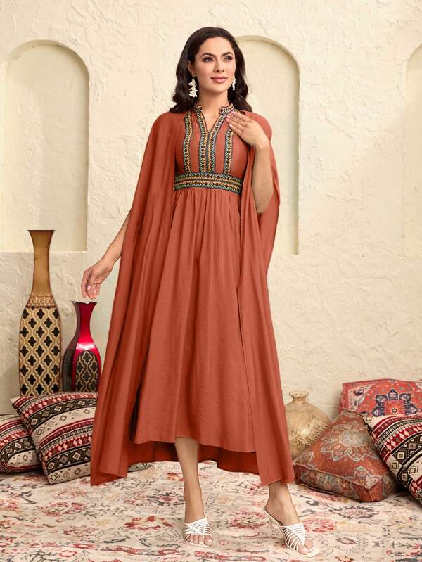 Modelyn Women's Two-Piece Set With Weave Trimmed Notched Collar Dress And Solid Color Coat 2 Piece Set