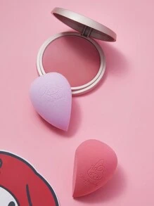 HELLO KITTY AND FRIENDS | SHEIN 2pcs Super Soft & Elastic Makeup Sponges - Red - View 9