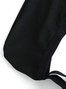 Men's Hollow Out Solid Color Breathable Briefs Sexy Underwear - Black - View 4