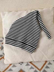 SHEIN 5入組可愛嬰兒男童家居服套裝,包括長袖、長褲、披風開領吊帶裝和帽子 - 彩色 - 查看 6