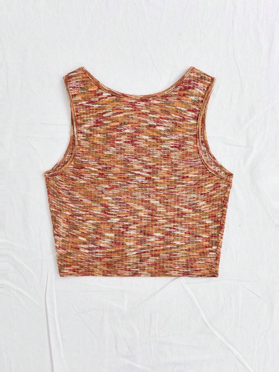 Women's Beach Holiday Leisure Tie Dye Cross Strap Tank Top
