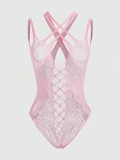 Kawaii Himekaji Sexy Fishnet Bodysuit High Elasticity Lingerie