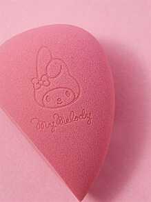 HELLO KITTY AND FRIENDS | SHEIN 2pcs Super Soft & Elastic Makeup Sponges - Red - View 4