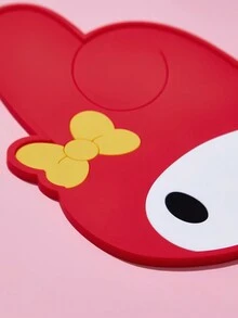 HELLO KITTY AND FRIENDS | SHEIN 1入組可愛卡通紅色杯墊