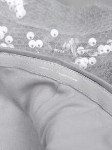 SHEIN Unity Vestido De Cuerpo Ajustado Sin Tirantes Con Brillos