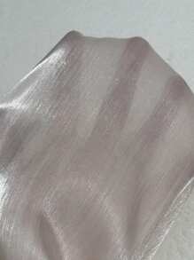 SHEIN Allurite Women's Off Shoulder Ruffle Trim Blouse - Apricot - View 6