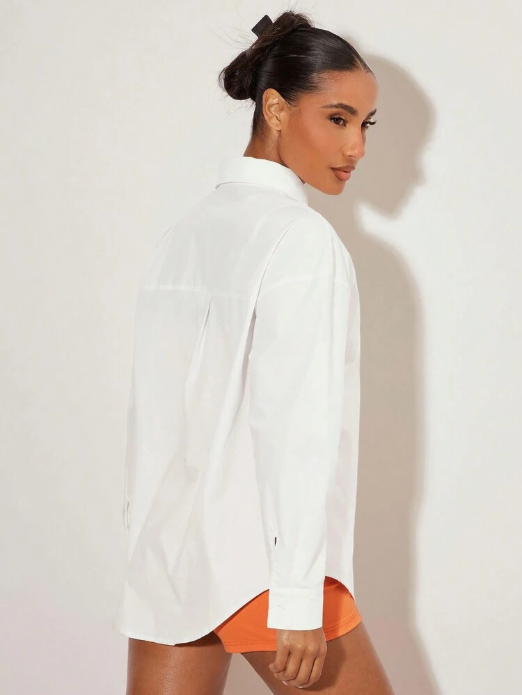 Women's Drop Shoulder Long Sleeve Shirt