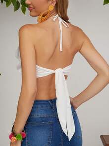 Camisetas Sin Mangas Y Tops Para Mujeres - Blanco - Ver 2