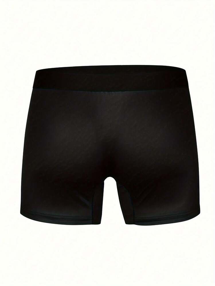 1pc Men's Boxer Briefs With Donut Print