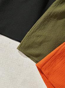 SHEIN VCAY Women's 3pcs Vacation Strapless Jumpsuit Set - Multicolor - View 4