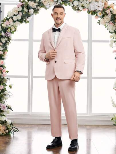 Manfinity VCAY Set de costume casual pentru bărbați (Mărime Plus)