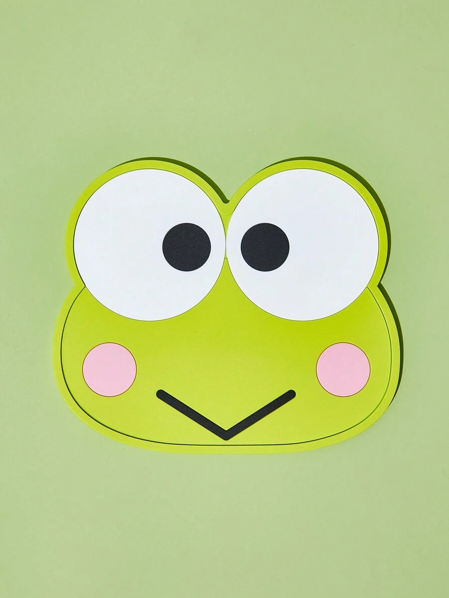 HELLO KITTY AND FRIENDS | SHEIN 1 件卡通青蛙設計杯墊