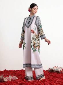 Divindia 女裝印花a字裙