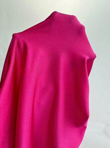Zolique Vestido Sin Mangas De Color Sólido, Hueco En La Espalda - Rosa Fucsia - Ver 6