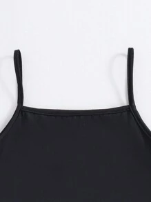 Top De Malla De Manga Larga Con Estampado De Mármol Informal Para Adolescentes, Conjunto De 3 Piezas Que Incluye Top Cami Y Pantalones, Perfecto Para Uso Diario En La Calle