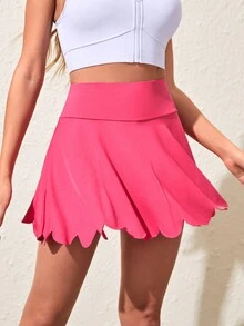 Easithlete Falda Pantalón Deportiva Shell Edge - Rosa - Ver 5