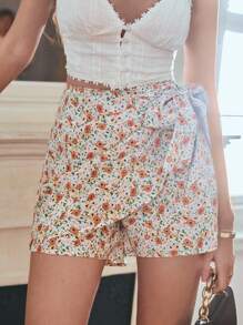 GENKIRA Random Printed Women's Shorts - Multicolor - View 6