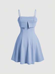 SHEIN MOD Vestido de tirantes finos con detalle de perlas para mujer