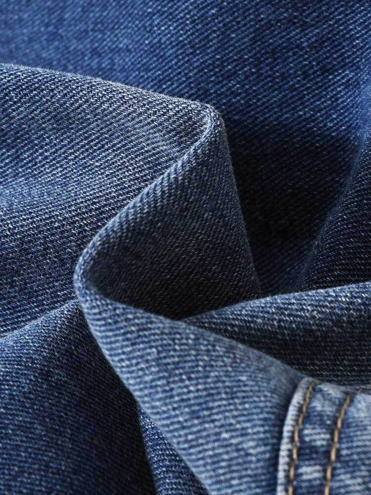 Teen Boys' Casual Mid-Rise Straight Jeans