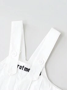 寶寶女孩春夏款刺繡字母可愛日常休閒爬服 - 彩色 - 查看 4