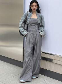 DAZY Của phụ nữ Không tay Giải trí Và Linh hoạt Áo khoác denim , Thích hợp Đối với Mặc hàng ngày - Rửa nhẹ - Xem 2