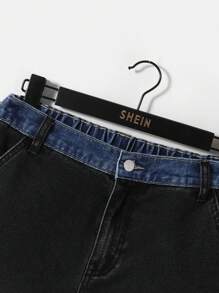 SHEIN Teen Boys' Casual Mid-Rise Straight Jeans - Multicolor - View 3