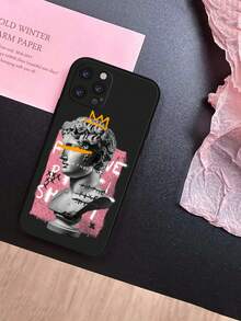 VRSO 皇冠david造型雕塑塗黑手機殼,適用於iphone12 13 14系列和其他矽膠外殼保護殼 - 彩色 - 查看 2