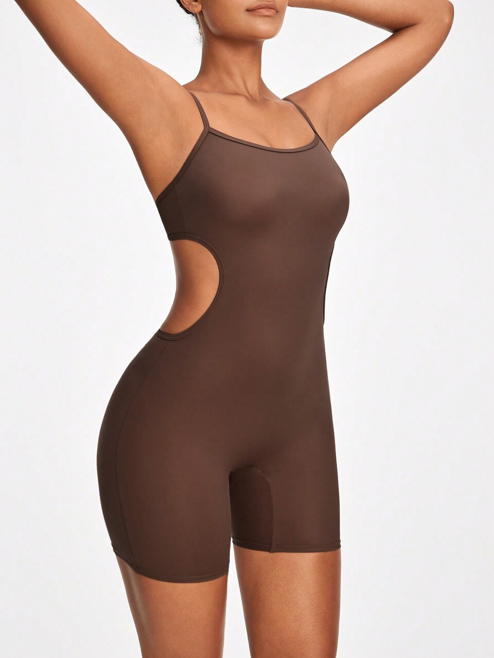 Ladies' Hollow Out Waist Strapless Bodysuit For Shaping