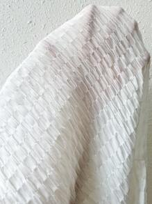 Breezaya Women's Off-Shoulder Shirred Crop Top And Slit Hem Skirt Set - White - View 6