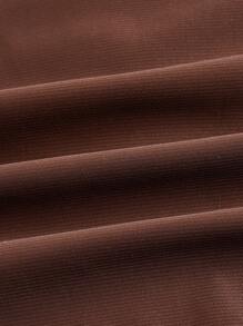 SHAPORA 女性無袖純色緊身連體背心衣 - 棕色 - 查看 8