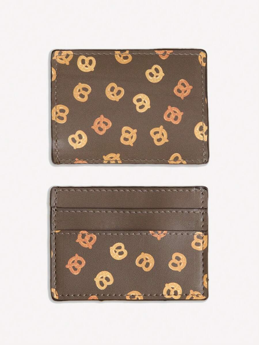 Beth Wildsmith Đúng mốt Bánh quy In Ví thẻ - Cà phê nâu - Xem 1