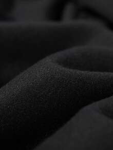 Fashionable Sunrise Print Ladies' Casual Simple Round Neck Sweatshirt - Black - View 5