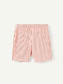 Cozy Pixies 嬰兒女孩裝飾鈕扣純色背心和休閒短褲4入組 - 彩色 - 查看 2