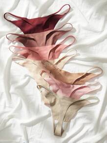 7 paquetes Tanga simple y sexy