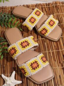 SHUZIA 女士平底涼鞋 - 杏色 - 查看 4