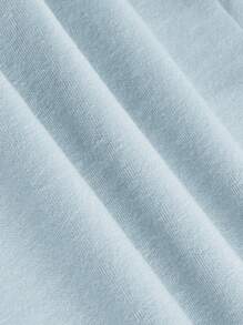 Cozy Pixies Baby Girl 3pcs Floral Pattern Short Sleeve Top Set With Round Collar - Blue - View 10