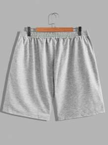 Manfinity Hypemode 男士加大尺碼束腰短褲,帶斜口袋 - 彩色 - 查看 13