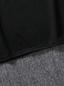 Manfinity Roghcode 男士汽车印花标语图案圆领休闲短袖 T 恤，适合朋友 - 黑色 - 查看 3