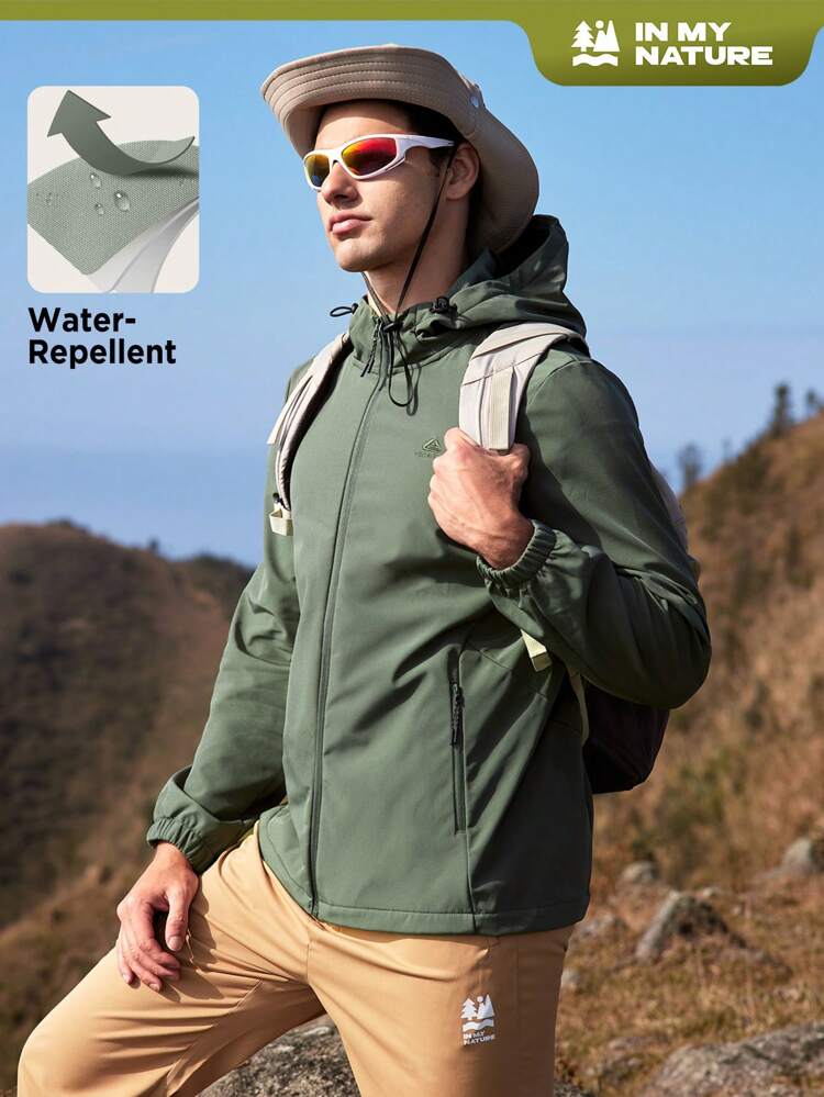 Men's Stand Collar Outdoor Vest Jacket Hiking Clothes