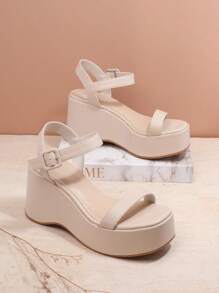 SHUZIA Women's Wedge Heel Platform Sandals